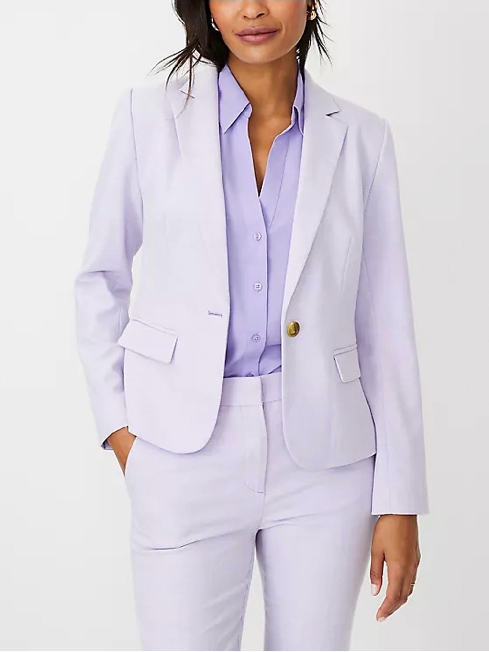 Ann Taylor Lilac Tailored pants (matching 2p blazer also for sale)